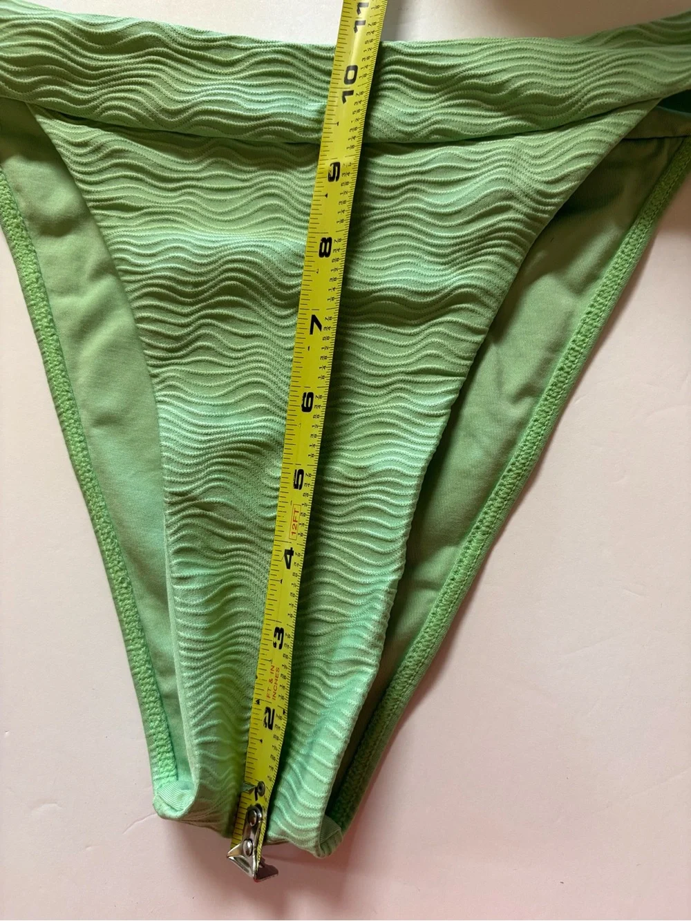 Monday Swimwear Mint Green Textured Underwire Bikini S/P